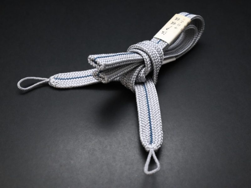 紳士用正絹羽織紐２０２０各種と結び方｜江戸組紐（中村正謹製）平組