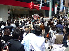 銀座かなめ屋・三代目のブログ-SHISEIDO THE GINZA　オープン！