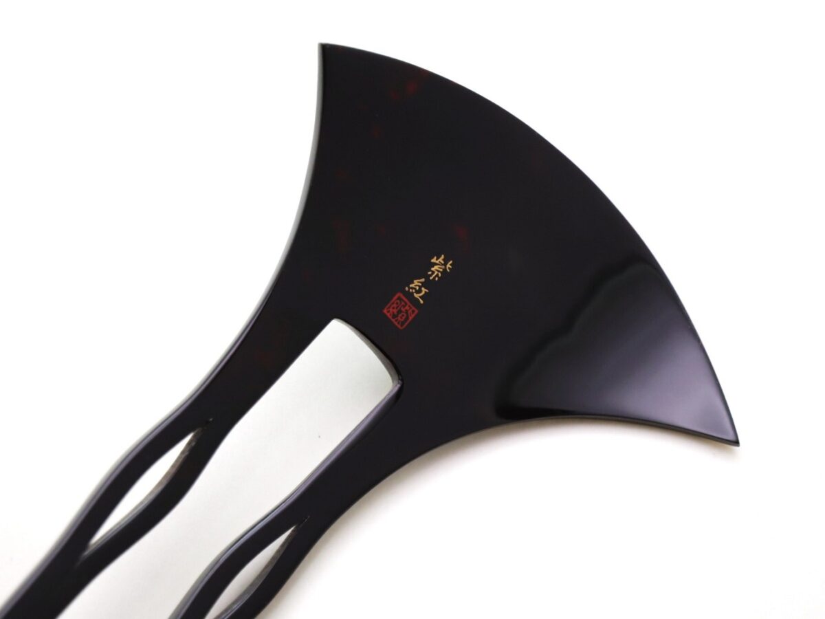 黒留袖、結婚式に｜べっ甲夫婦鶴富士山螺鈿金蒔絵かんざし2026