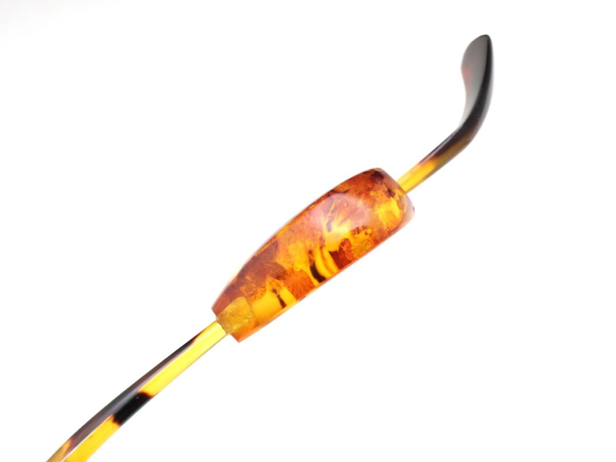 べっ甲バルティックアンバー一本挿し2026｜天然琥珀の煌めき