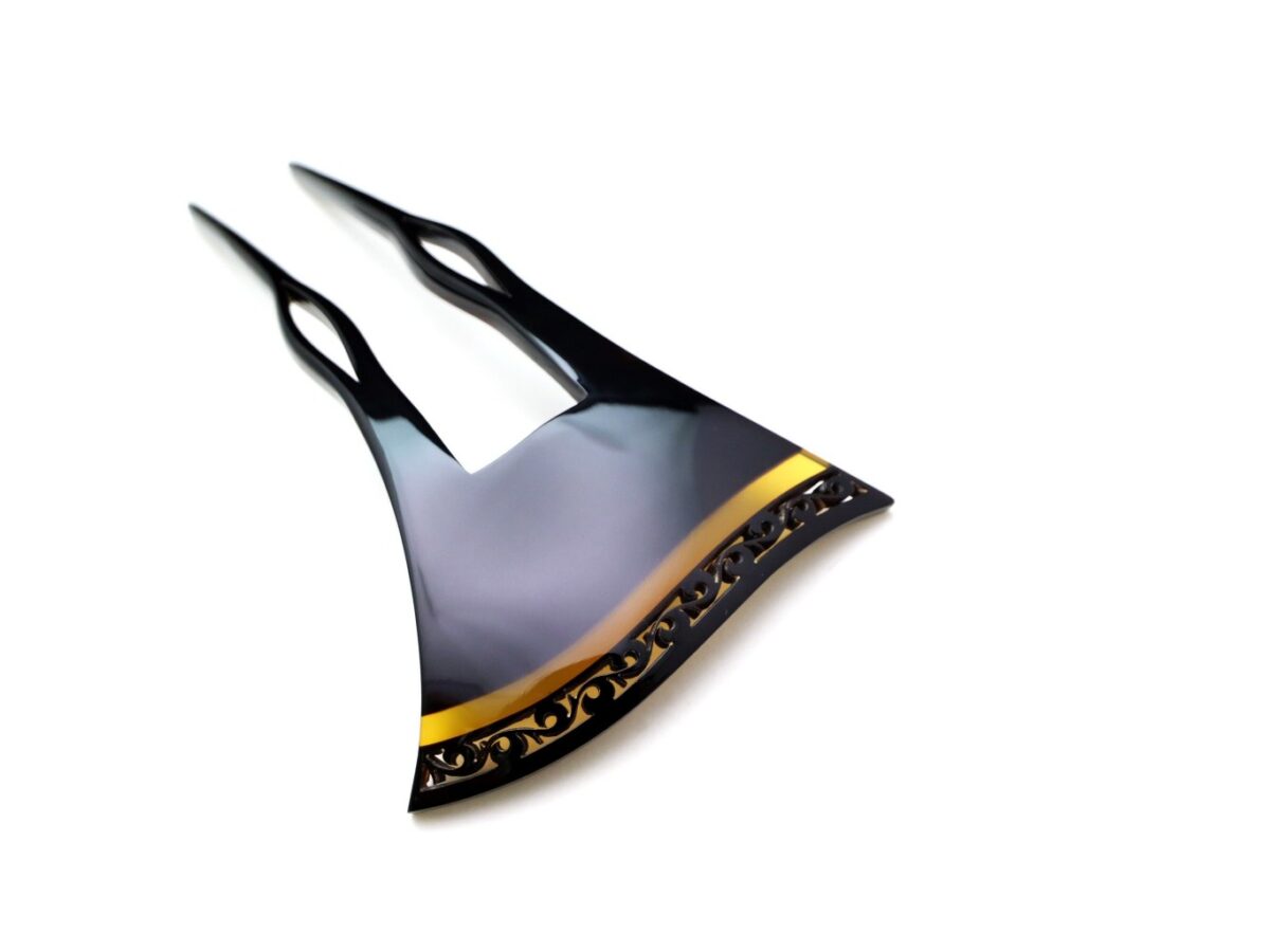 匠の技が光る、玄人好みのべっ甲芋接ぎかんざし2026・２種