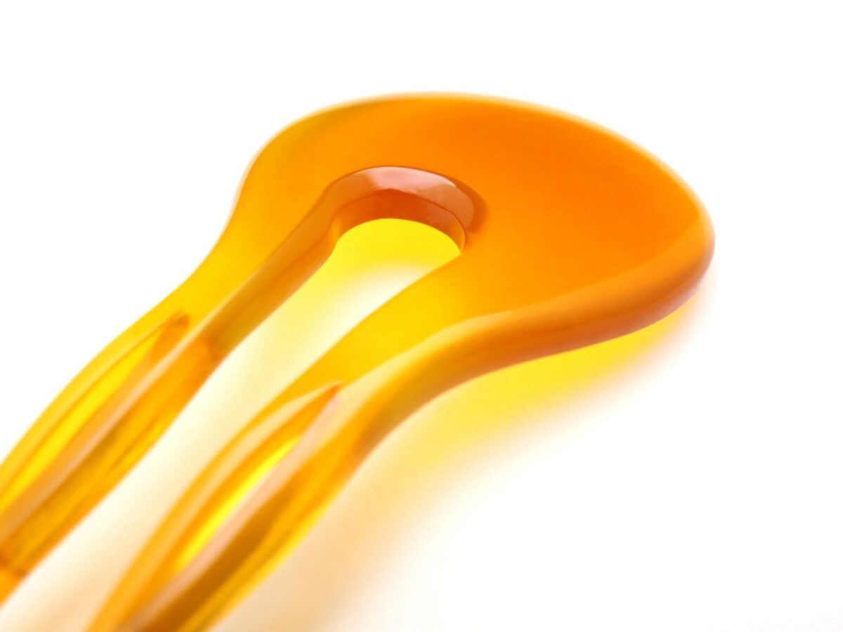 通好み、総白べっ甲かんざし｜べっ甲特有の優しい温もり感じる逸品