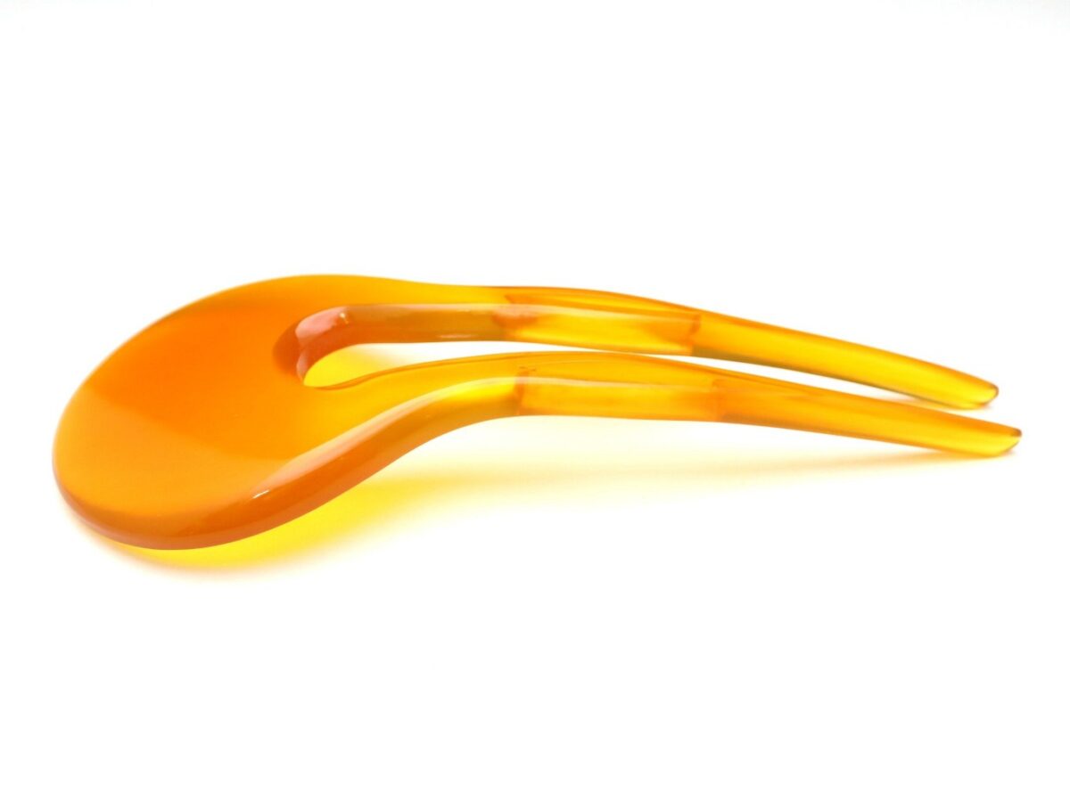 通好み、総白べっ甲かんざし｜べっ甲特有の優しい温もり感じる逸品