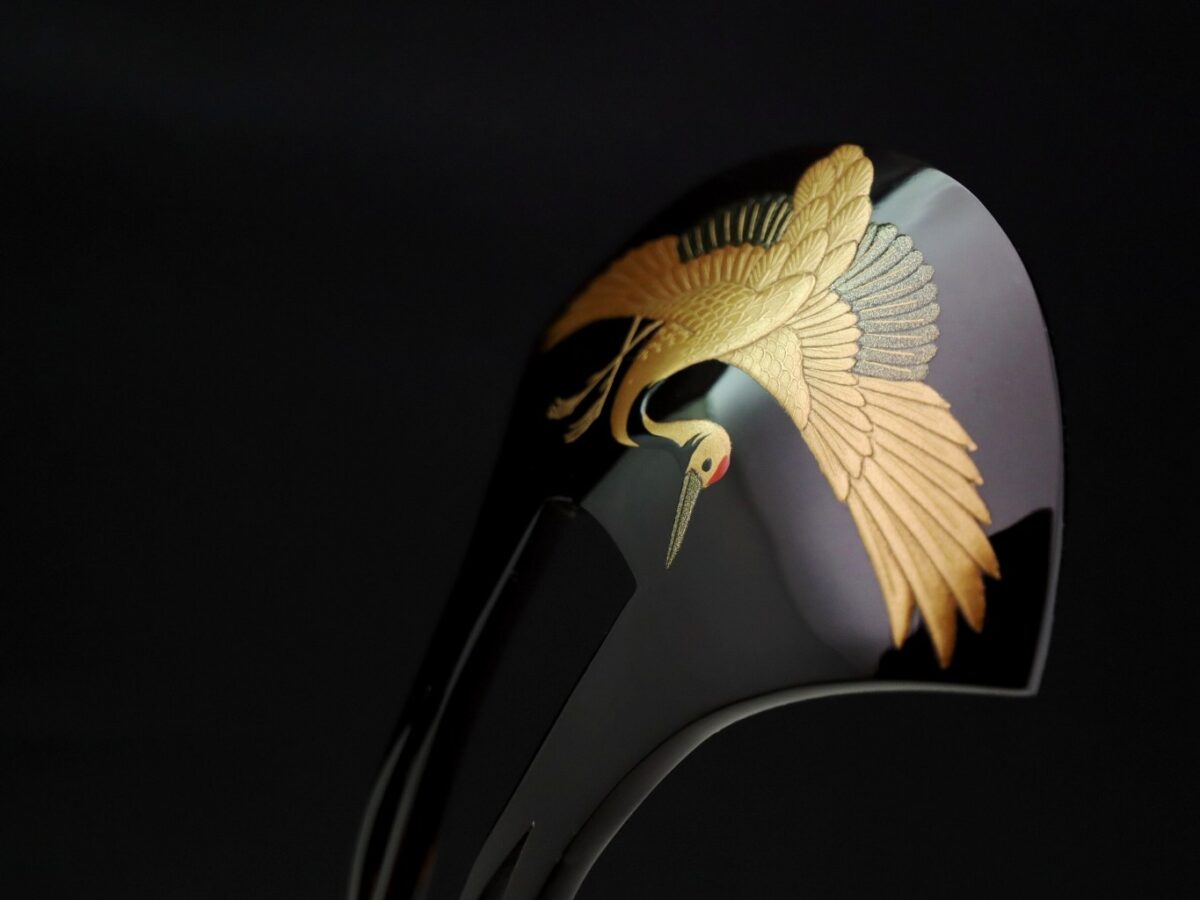 黒留袖、結婚式におすすめ｜べっ甲飛鶴老松金蒔絵かんざし2026