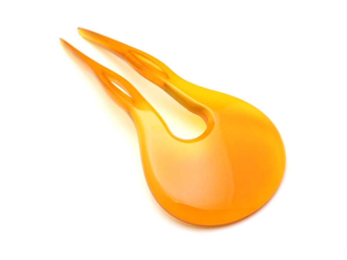 通好み、総白べっ甲かんざし｜べっ甲特有の優しい温もり感じる逸品