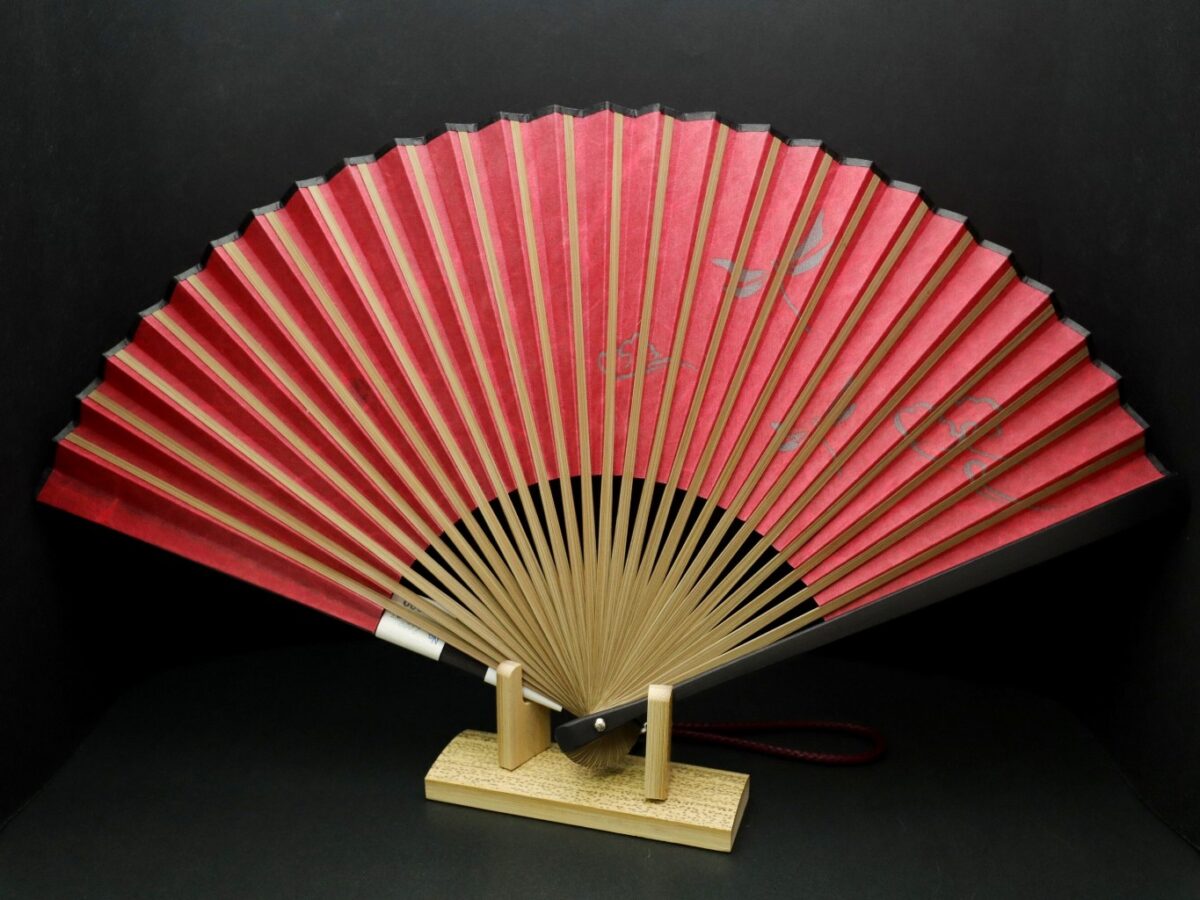 扇子セット｜紳士用2026｜蜻蛉、雲竜紙、父の日、還暦祝いに