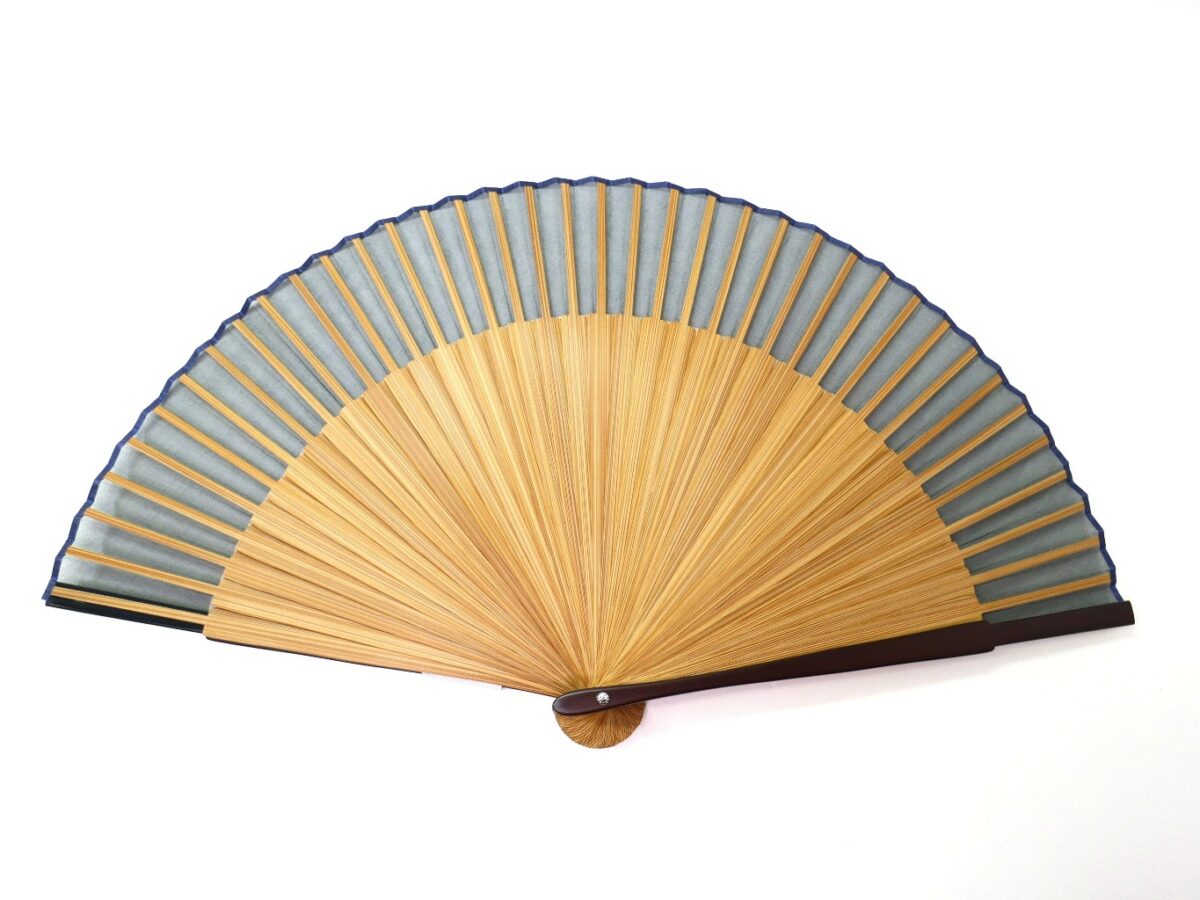 扇子｜紳士用絹張短地扇子2種、勝ち虫、瓢（ヒサゴ）｜ペンテ扇子