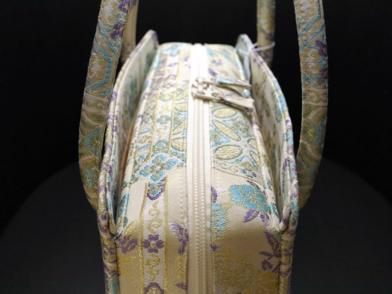 準礼装用和装バッグ２０１９・４種｜利休バッグ八寸／九寸｜天井文様の正絹帯地使用のオリジナルバッグ